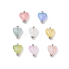 8Pcs Transparent Acrylic Pendants PALLOY-JF04341-01-1