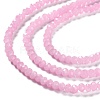 Baking Paint Imitation Jade Glass Bead Strands X-DGLA-A034-J4MM-A26-4