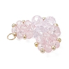 Glass Pendantns PALLOY-MZ01145-03-4