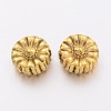 Tibetan Style Alloy Flower Beads TIBEP-GC190-AG-NR-2