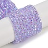 Electroplate Glass Beads Strands GLAA-Q105-03-2