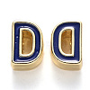 Rack Plating Alloy Enamel Beads ENAM-S122-033D-NR-2