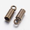 Brass Cord Ends KK-H731-AB-NF-2