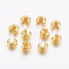 Brass Crimp Beads Covers KK-H291-NFG-NF-1