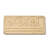 Rectangle Bamboo Bracelet Design Boards AJEW-D057-01-1