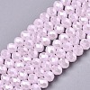 Electroplate Glass Beads Strands EGLA-A034-J6mm-A09-1