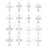 Fashewelry 160Pcs 8 Styles 201 & 304 Stainless Steel Pendants STAS-FW0001-18-2