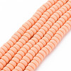 Handmade Polymer Clay Beads Strands CLAY-N008-35-2
