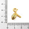 Brass Enamel Fruits Pendant Decoration HJEW-P020-01B-G-3