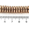 Electroplated Natural Lava Rock Beads Strands G-I360-A05-02-4
