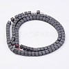 Non-magnetic Synthetic Hematite Beads Strands G-F396-38-4x4mm-2