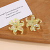 UV Plating Iridescent Plastic Beads Caps FIND-YWC0017-001A-1