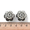 Acrylic Rhinestone Rondelle Beads CLAY-NH0003-02AS-04-3