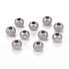 304 Stainless Steel Textured Beads STAS-I081-6mm-04P-1