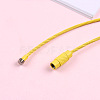 Spray Painted Steel Wire Cable Keychains MAK-CJC0001-03A-2