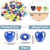 100Pcs Glazed Porcelain Beads FIND-FH0005-07-5