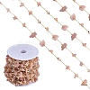 Natural Sunstone Chips Beaded Chains CHC-SZ0001-62D-1