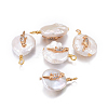 Natural Cultured Freshwater Pearl Pendants PEAR-E013-38A-2