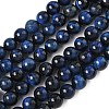 Grade B Natural Tiger Eye Beads Strands X-G-F591-18-8mm-01-2