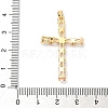 Brass Micro Pave Cubic Zirconia Pendants KK-A281-26A-G-3