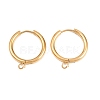 316 Stainless Steel Huggie Hoop Earring Findings EJEW-B158-01E-G-1
