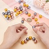 45Pcs 3 Colors Food Grade Eco-Friendly Silicone Focal Beads SIL-PH0001-09-5