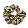 Raw Rough Natural Dalmatian Jasper Beads Strands G-Z087-A01-3