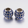 Alloy Rhinestone European Beads PALLOY-F200-03E-1