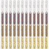   80Pcs 4 Colors Tibetan Style Zinc Alloy Pendants FIND-PH0005-11-1