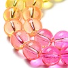 Dyed & Heated Synthetic Quartz Beads Strands G-P502-01C-05-4