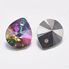Faceted K9 Glass Rhinestone Charms RGLA-F053-B-001VO-2