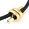 Braided Steel Wire Bracelets Making BJEW-H610-02G-07-2
