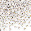 500Pcs Plating Acrylic Beads PACR-TADJ0001-01S-1