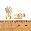 Rack Plating Alloy Rhinestone European Dangle Charms FIND-C055-19G-01-3