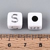 Opaque Acrylic Beads SACR-T035-03S-4