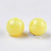 Opaque Plastic Beads X-KY-T005-6mm-605-2