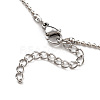 304 Stainless Steel Ball Chain Necklaces X-NJEW-JN02912-04-3