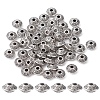 Tibetan Style Alloy Spacer Beads TIBEB-YW0001-07-1
