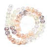 Electroplate Glass Beads Strands EGLA-D300-06-8mm-23-3