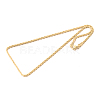 304 Stainless Steel Rope Chain Necklaces NJEW-J032-20G-2