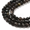 Natural Silver Sheen Obsidian Beads Strands LS-G-E608-A02-C-3