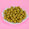 Round Silicone Focal Beads SI-JX0046A-71-3