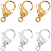 12Pcs 2 Colors 316 Stainless Steel Lobster Claw Clasps STAS-BBC0007-37-1