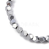 Electroplated Synthetic Non-magnetic Hematite Beads Strands G-A234-G03-01B-3