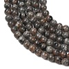 Natural Fluorescent Syenite Rock(Glow under UV Light) Beads Strands GG-NH0012-A01-4mm-3