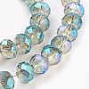 Electroplate Glass Beads Strands X-GLAA-K027-FR-A02-3