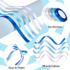5 Rolls 5 Colors Polyester Ribbon OCOR-CP0001-26A-6