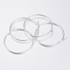 304 Stainless Steel Big Hoop Earrings LS-EJEW-H327-01F-1