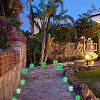 100Pcs 10 Colors Mushroom Luminous Resin Display Decorations RESI-SZ0003-46-6