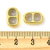 Rack Plating Brass with Plastic Slide Charms KK-G501-11G-3